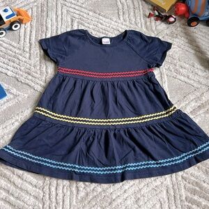 Hanna Andersson navy blue dress